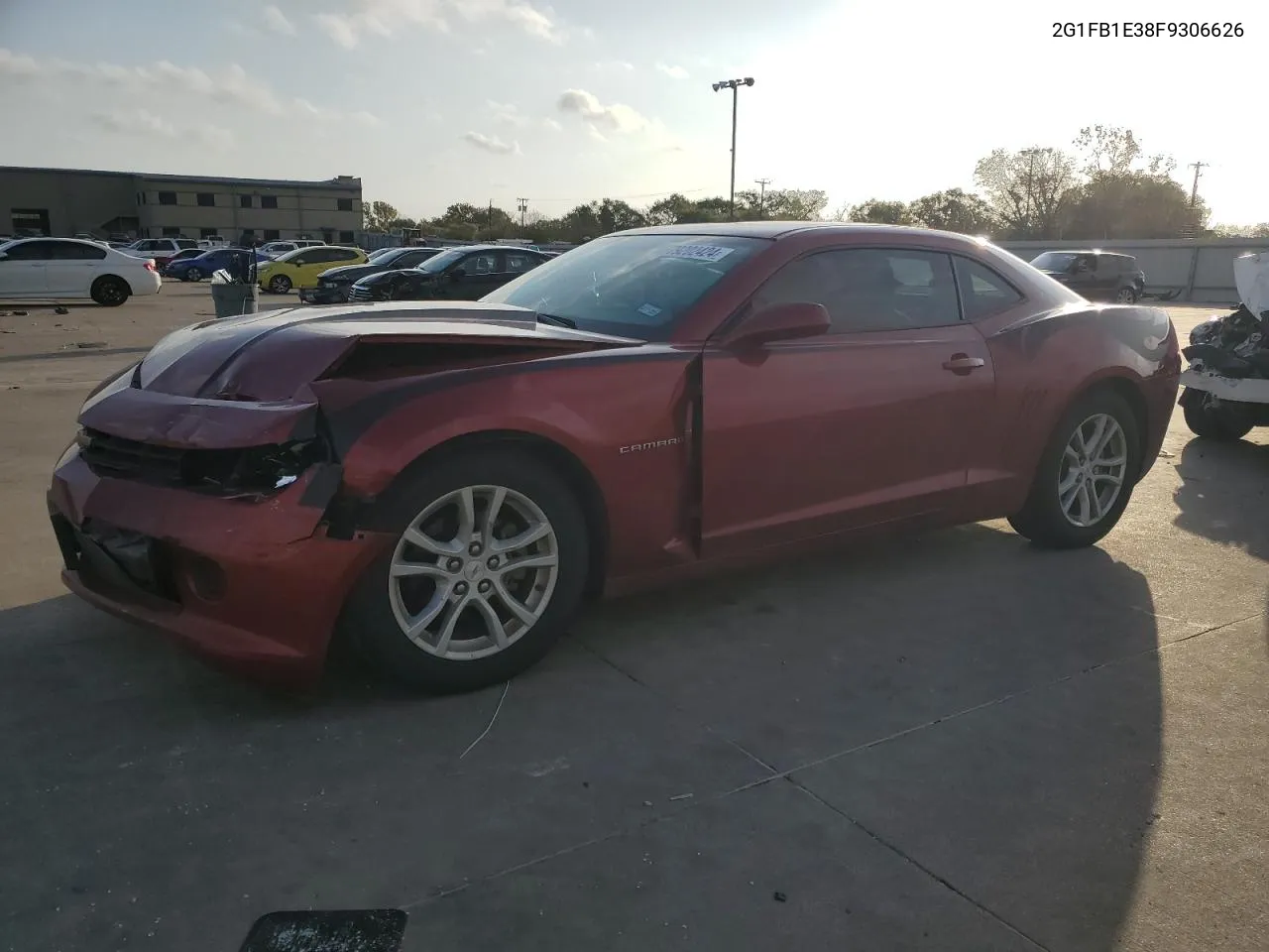 2015 Chevrolet Camaro Ls VIN: 2G1FB1E38F9306626 Lot: 79202424