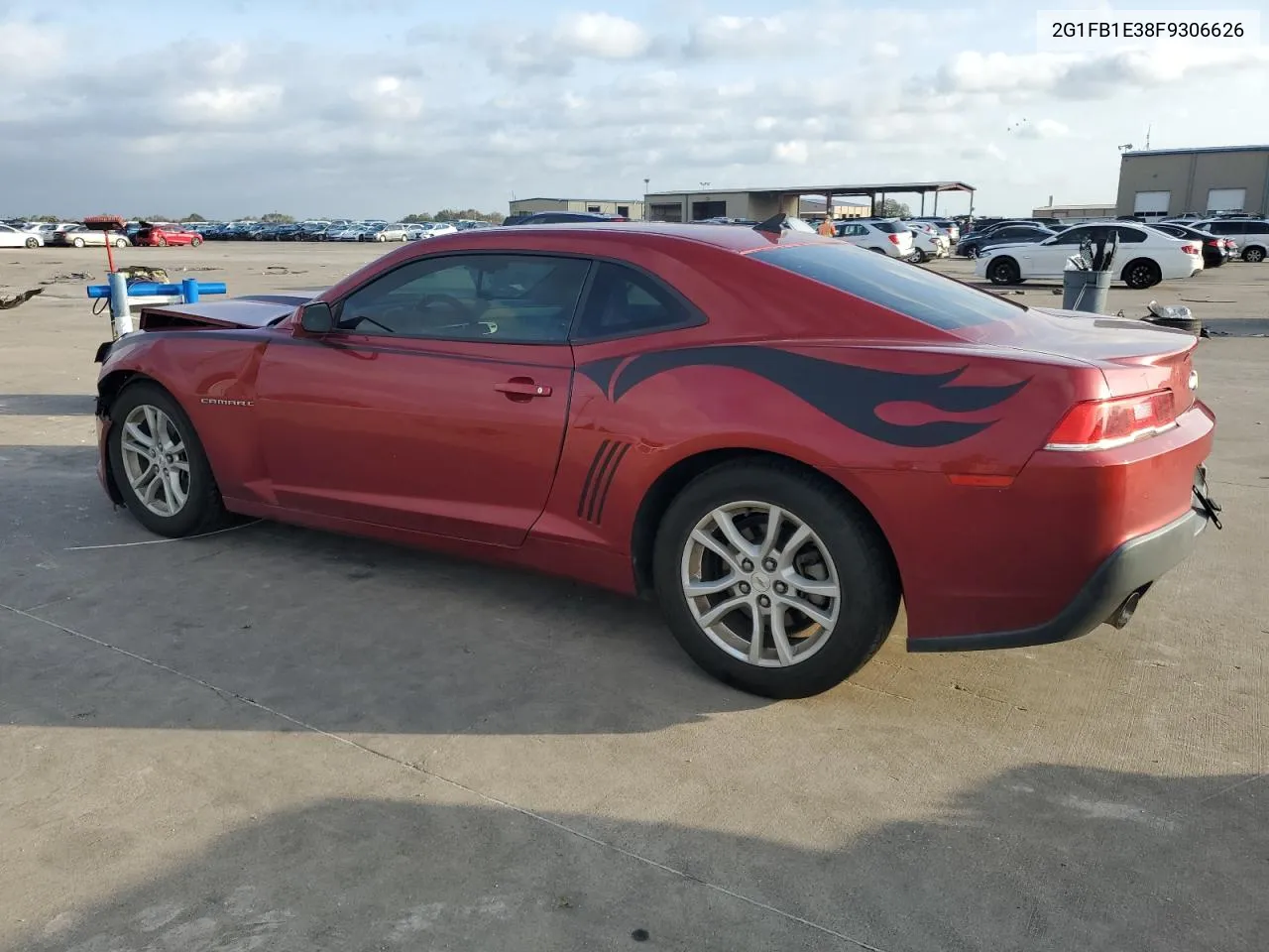 2015 Chevrolet Camaro Ls VIN: 2G1FB1E38F9306626 Lot: 79202424