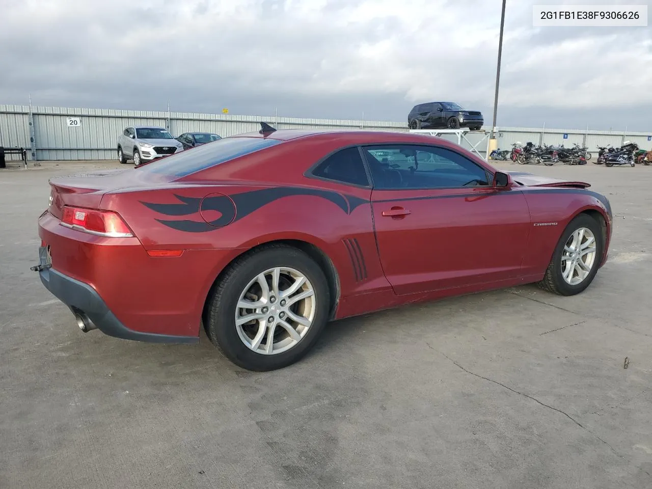 2015 Chevrolet Camaro Ls VIN: 2G1FB1E38F9306626 Lot: 79202424