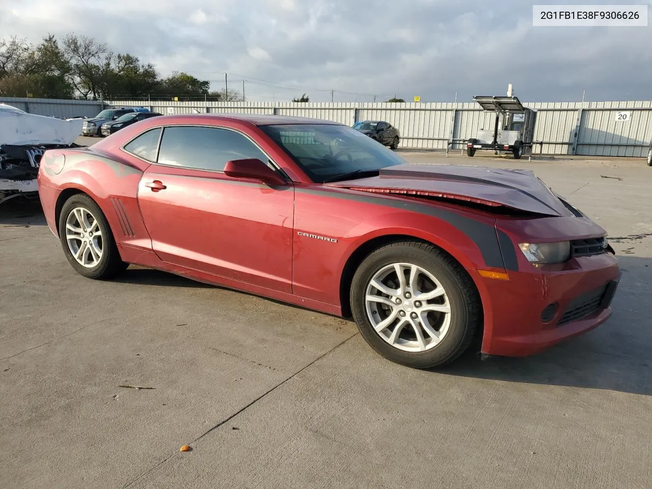 2015 Chevrolet Camaro Ls VIN: 2G1FB1E38F9306626 Lot: 79202424