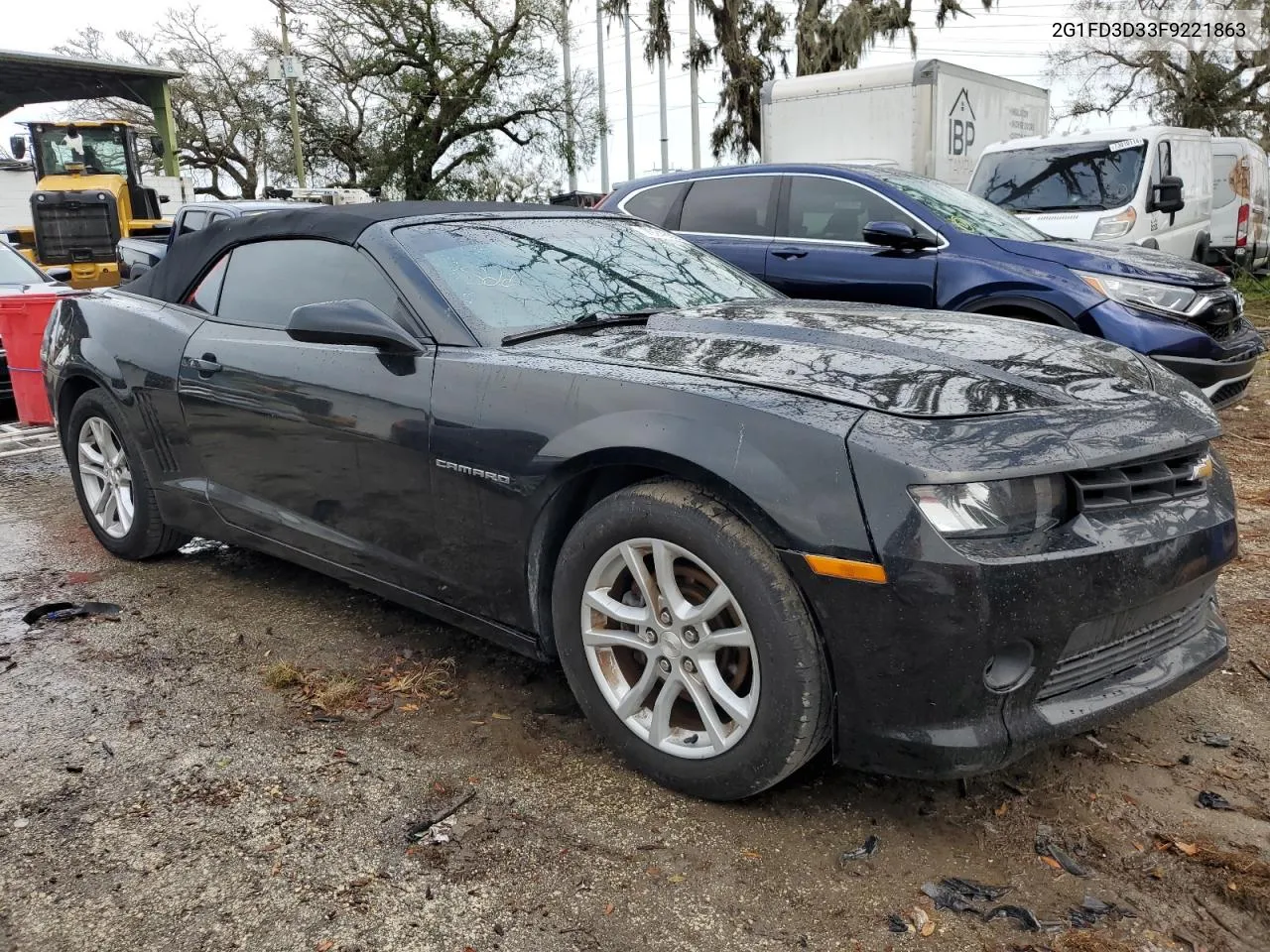 2015 Chevrolet Camaro Lt VIN: 2G1FD3D33F9221863 Lot: 79248684