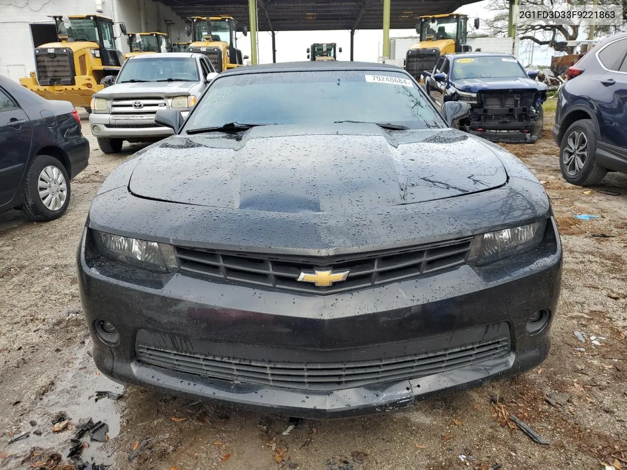 2015 Chevrolet Camaro Lt VIN: 2G1FD3D33F9221863 Lot: 79248684