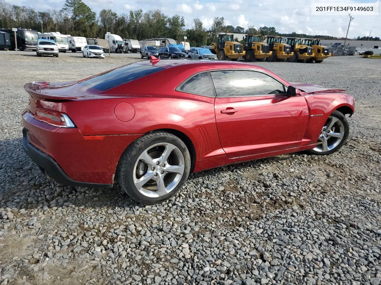 2015 Chevrolet Camaro Lt VIN: 2G1FF1E34F9149603 Lot: 79335674