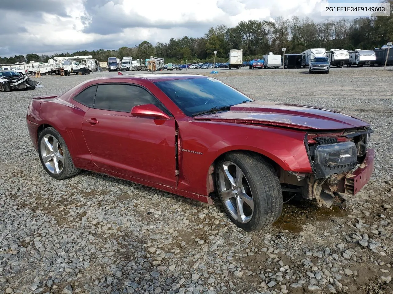 2015 Chevrolet Camaro Lt VIN: 2G1FF1E34F9149603 Lot: 79335674