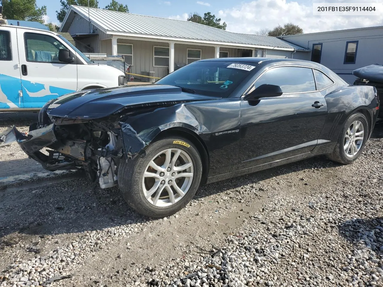 2015 Chevrolet Camaro Ls VIN: 2G1FB1E35F9114404 Lot: 79353724