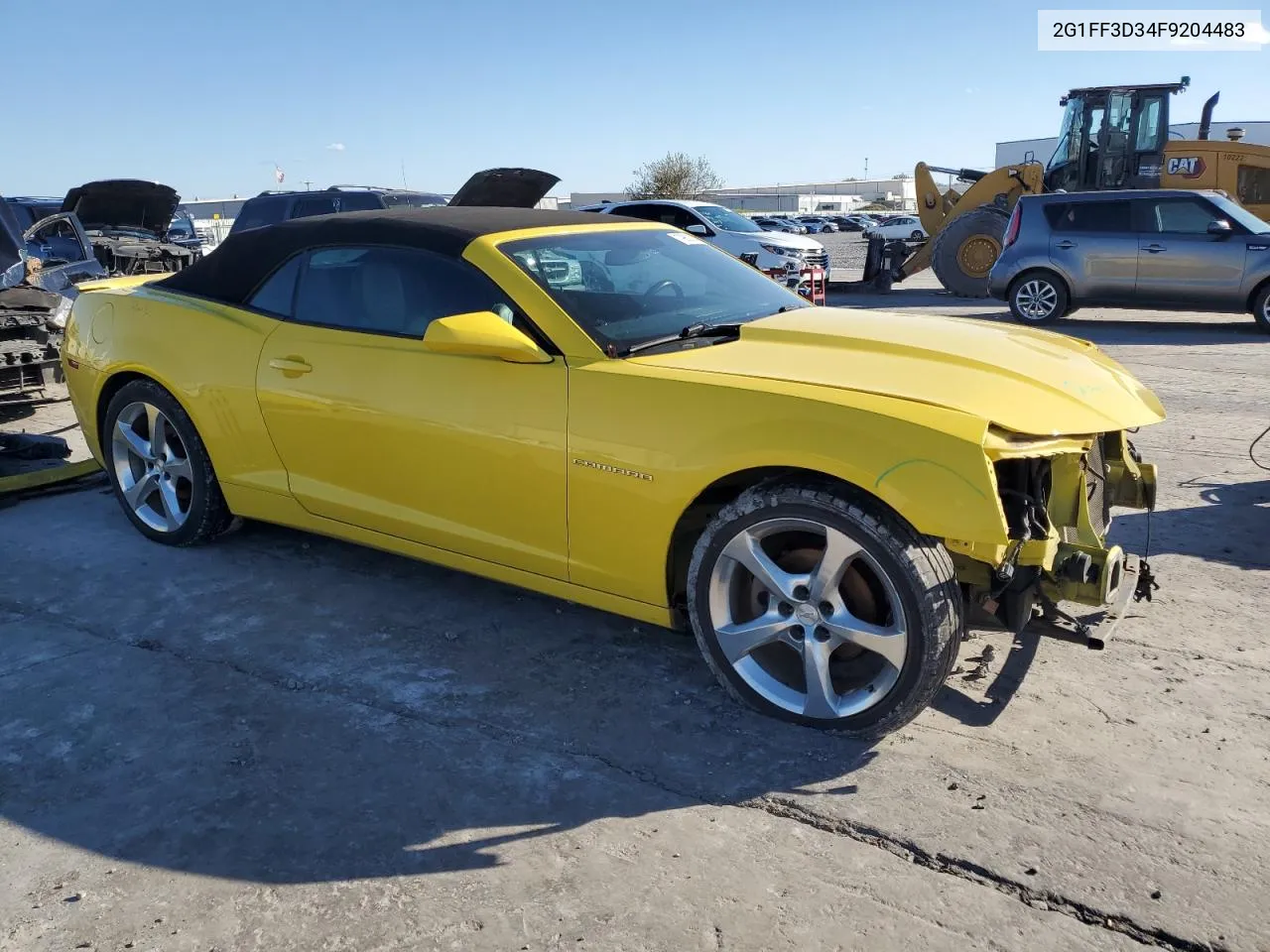 2015 Chevrolet Camaro Lt VIN: 2G1FF3D34F9204483 Lot: 79603084