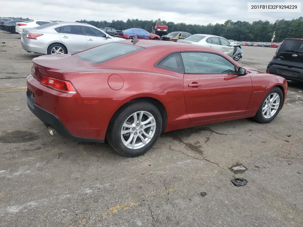 2015 Chevrolet Camaro Ls VIN: 2G1FB1E32F9294229 Lot: 79883984