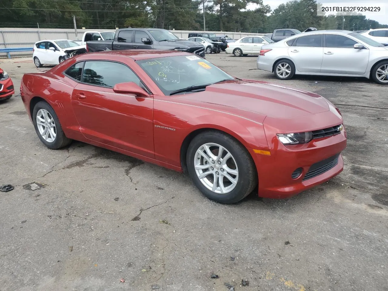 2015 Chevrolet Camaro Ls VIN: 2G1FB1E32F9294229 Lot: 79883984