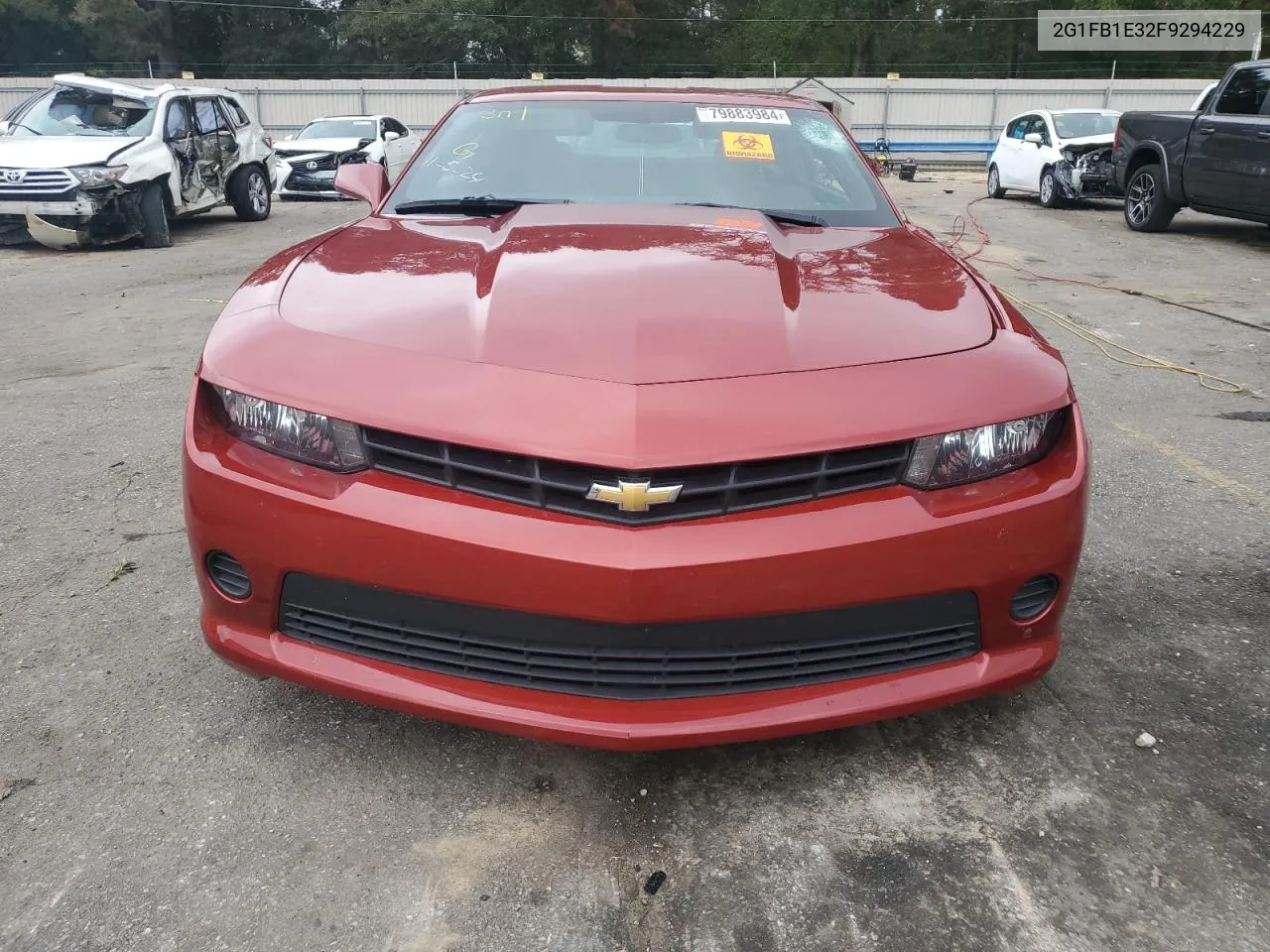 2015 Chevrolet Camaro Ls VIN: 2G1FB1E32F9294229 Lot: 79883984