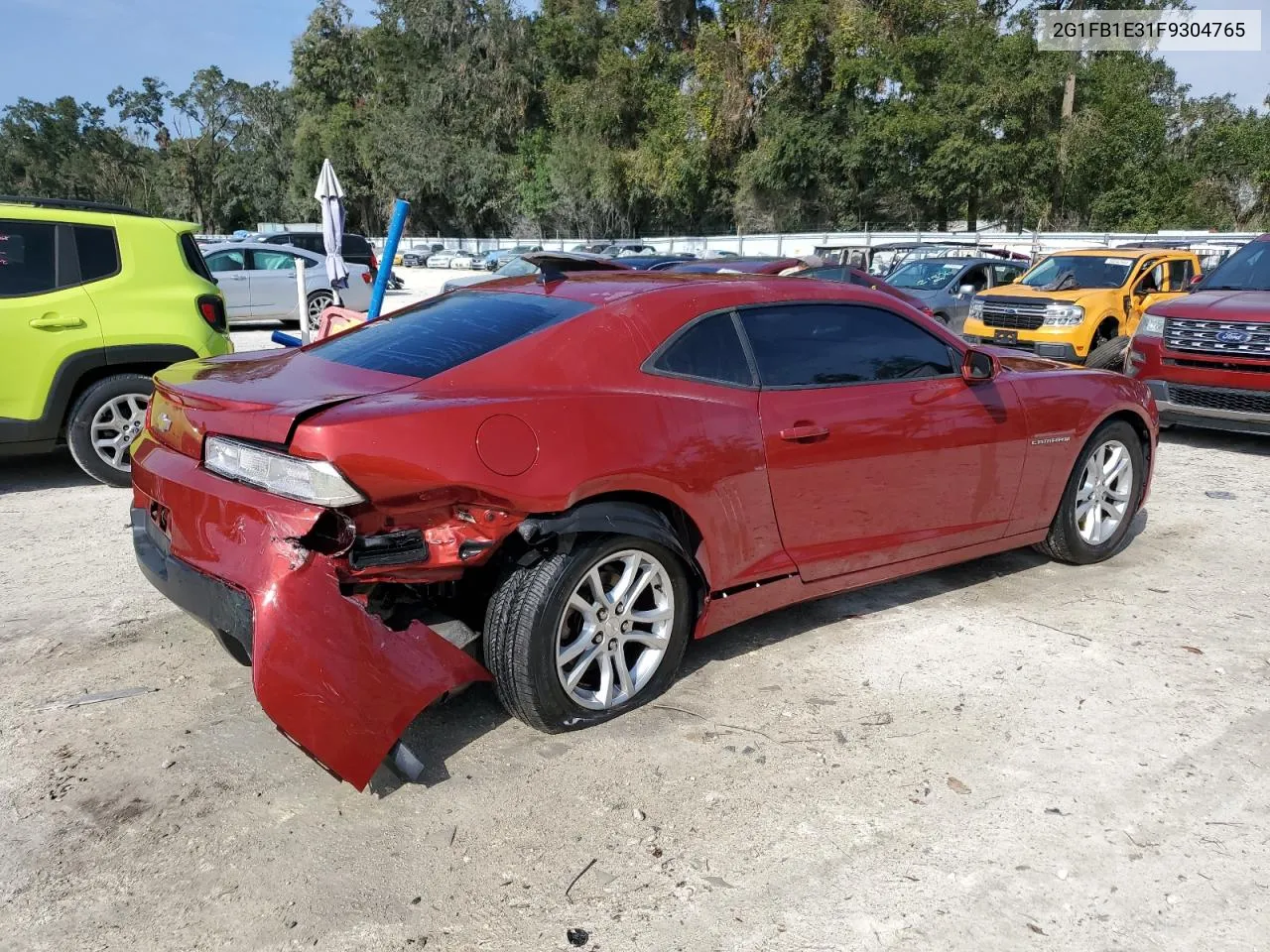 2015 Chevrolet Camaro Ls VIN: 2G1FB1E31F9304765 Lot: 80090014