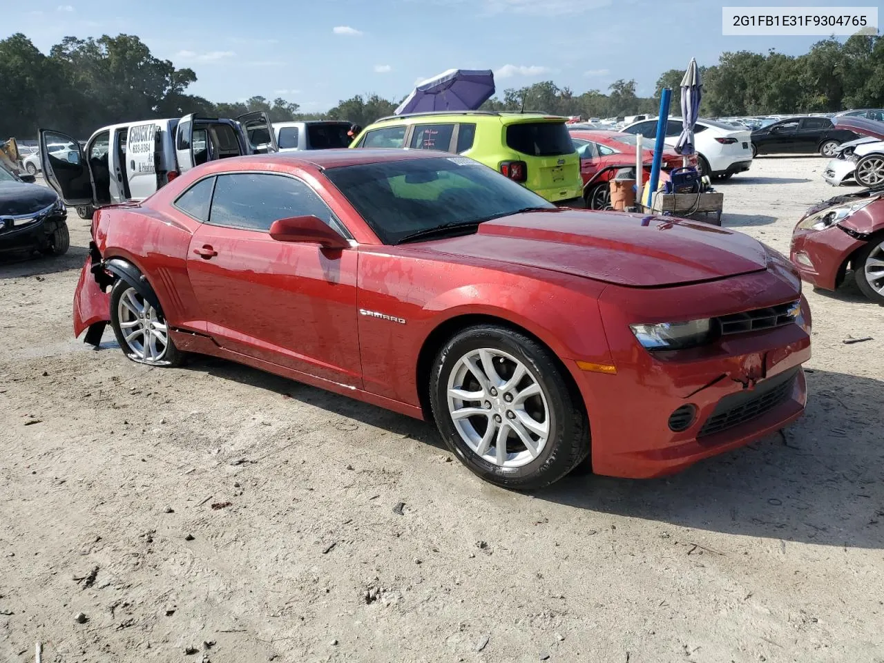 2015 Chevrolet Camaro Ls VIN: 2G1FB1E31F9304765 Lot: 80090014