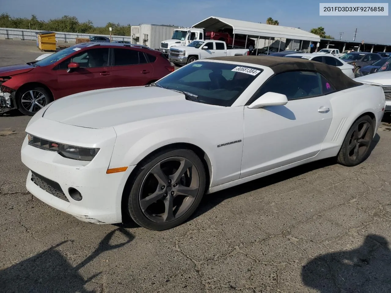 2015 Chevrolet Camaro Lt VIN: 2G1FD3D3XF9276858 Lot: 80681384