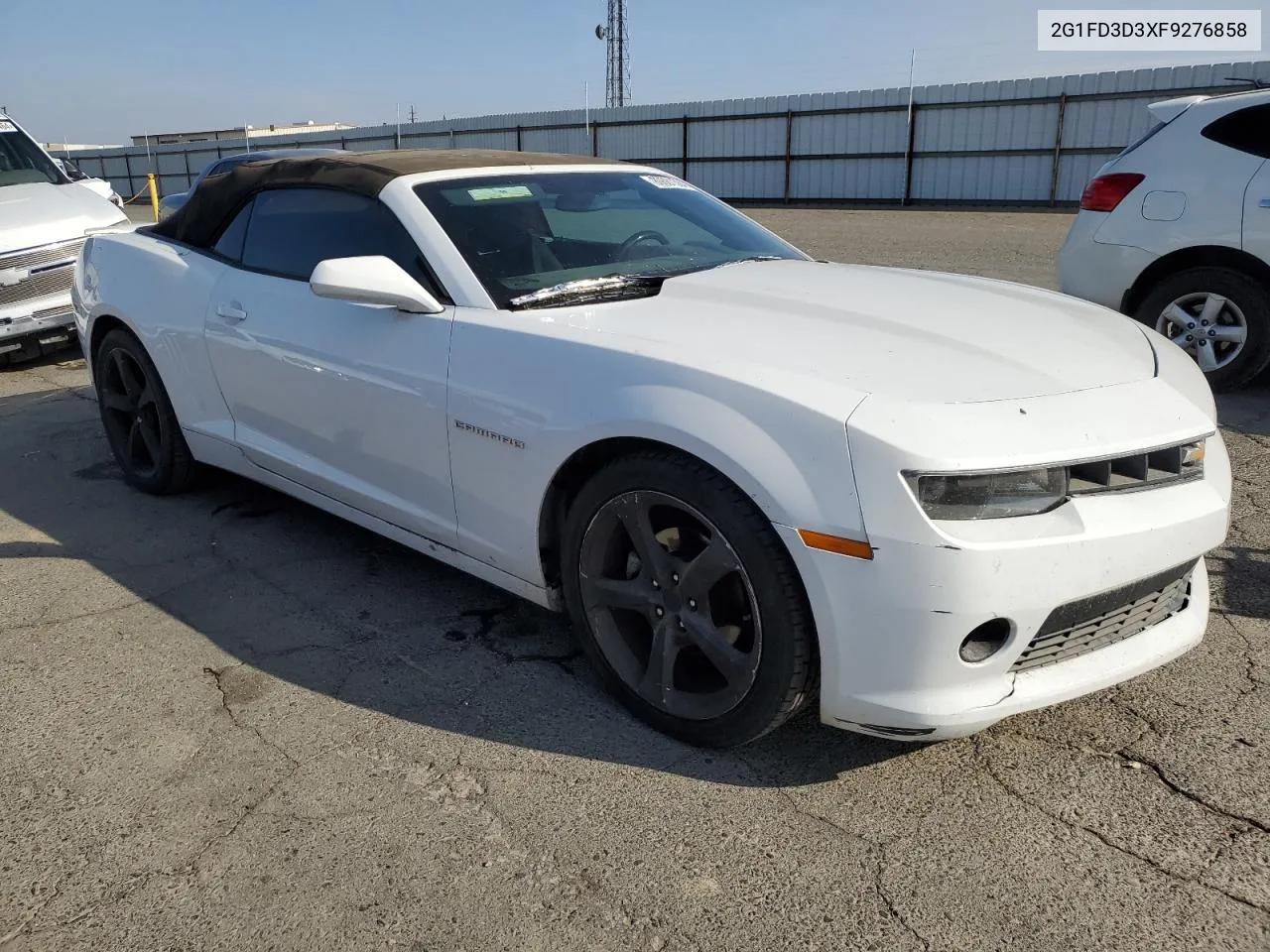 2015 Chevrolet Camaro Lt VIN: 2G1FD3D3XF9276858 Lot: 80681384