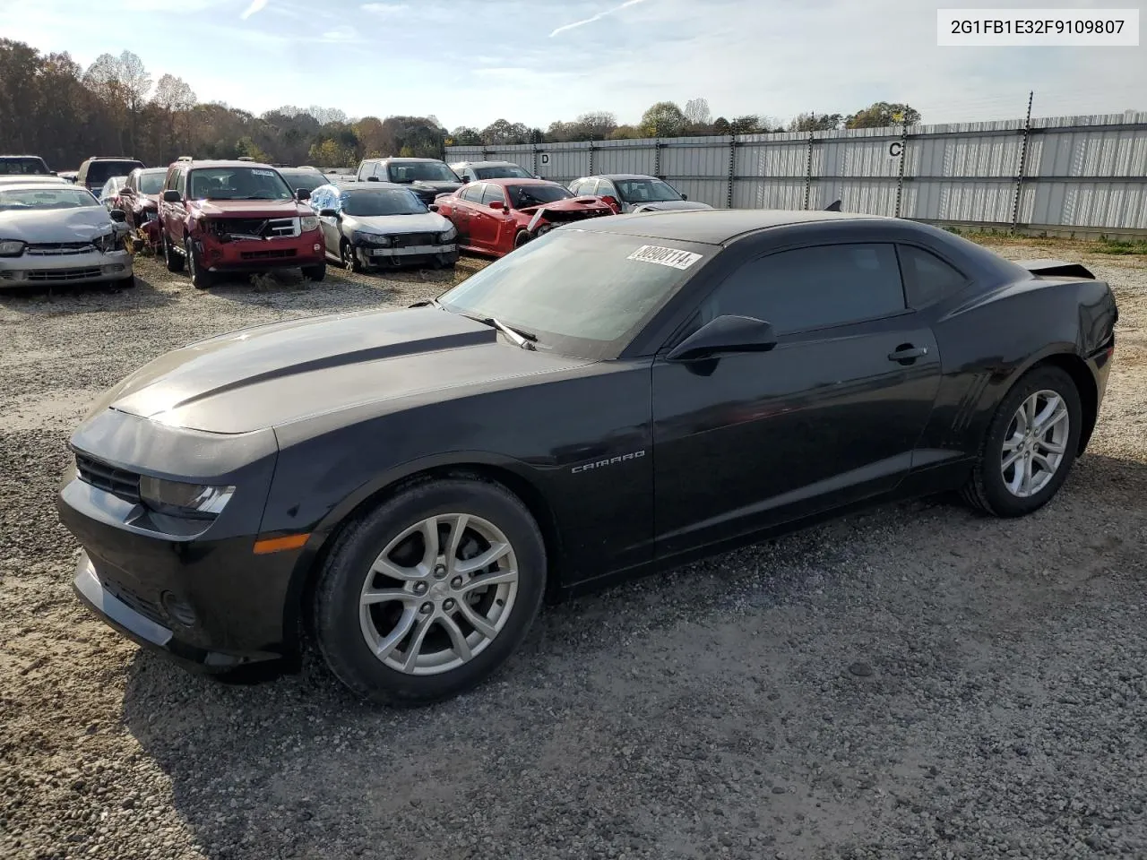 2015 Chevrolet Camaro Ls VIN: 2G1FB1E32F9109807 Lot: 80908114