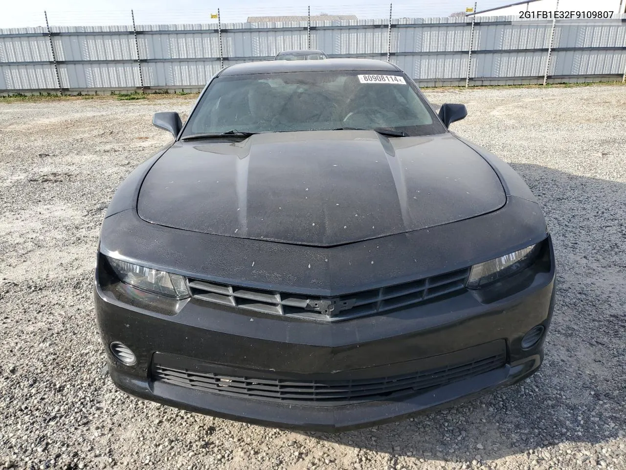 2015 Chevrolet Camaro Ls VIN: 2G1FB1E32F9109807 Lot: 80908114