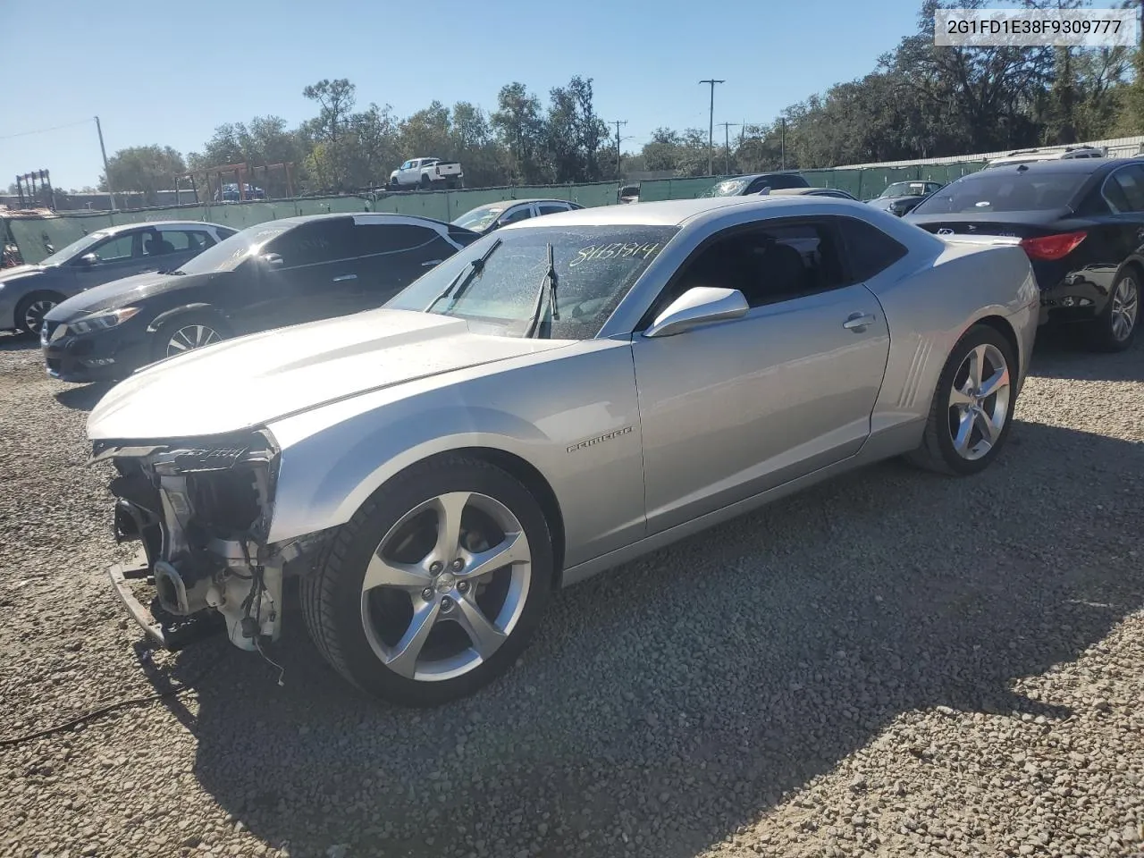 2015 Chevrolet Camaro Lt VIN: 2G1FD1E38F9309777 Lot: 81131814