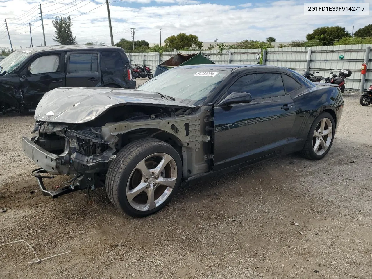 2015 Chevrolet Camaro Lt VIN: 2G1FD1E39F9142717 Lot: 81283204