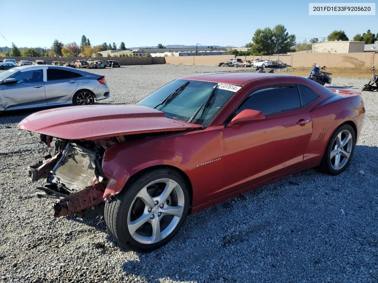 2015 Chevrolet Camaro Lt VIN: 2G1FD1E33F9205620 Lot: 81337614