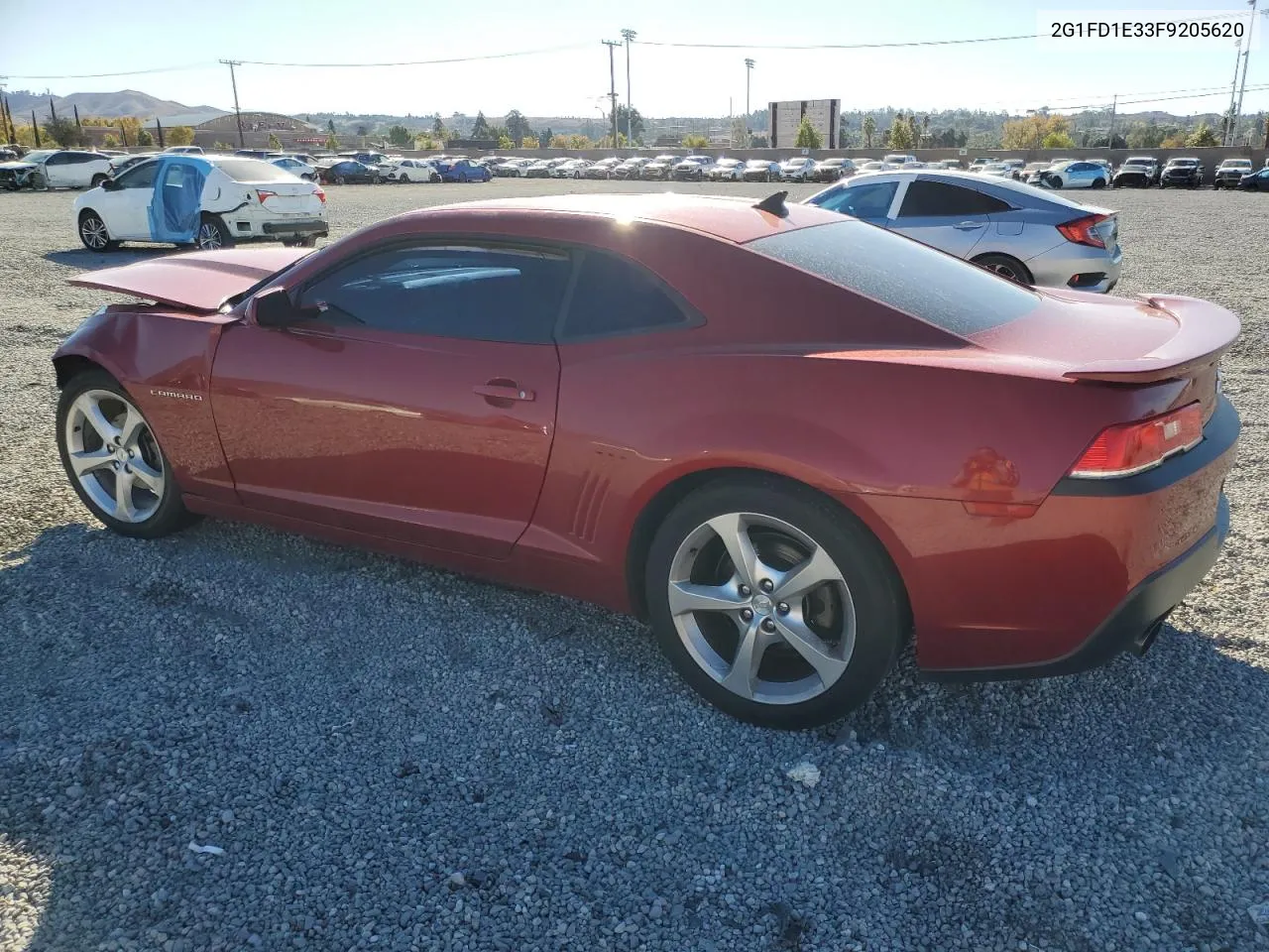 2015 Chevrolet Camaro Lt VIN: 2G1FD1E33F9205620 Lot: 81337614