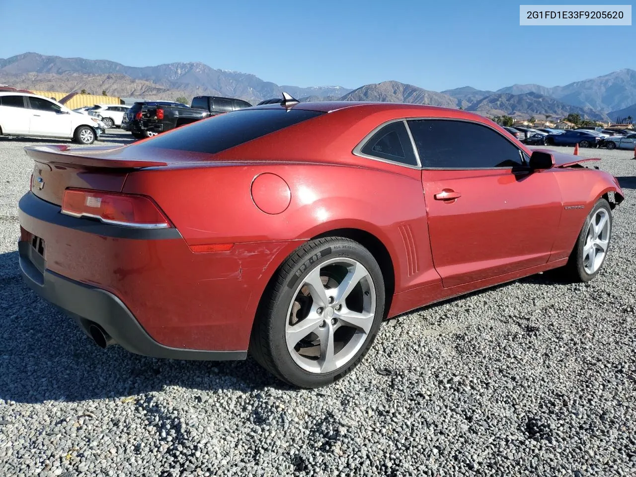 2015 Chevrolet Camaro Lt VIN: 2G1FD1E33F9205620 Lot: 81337614