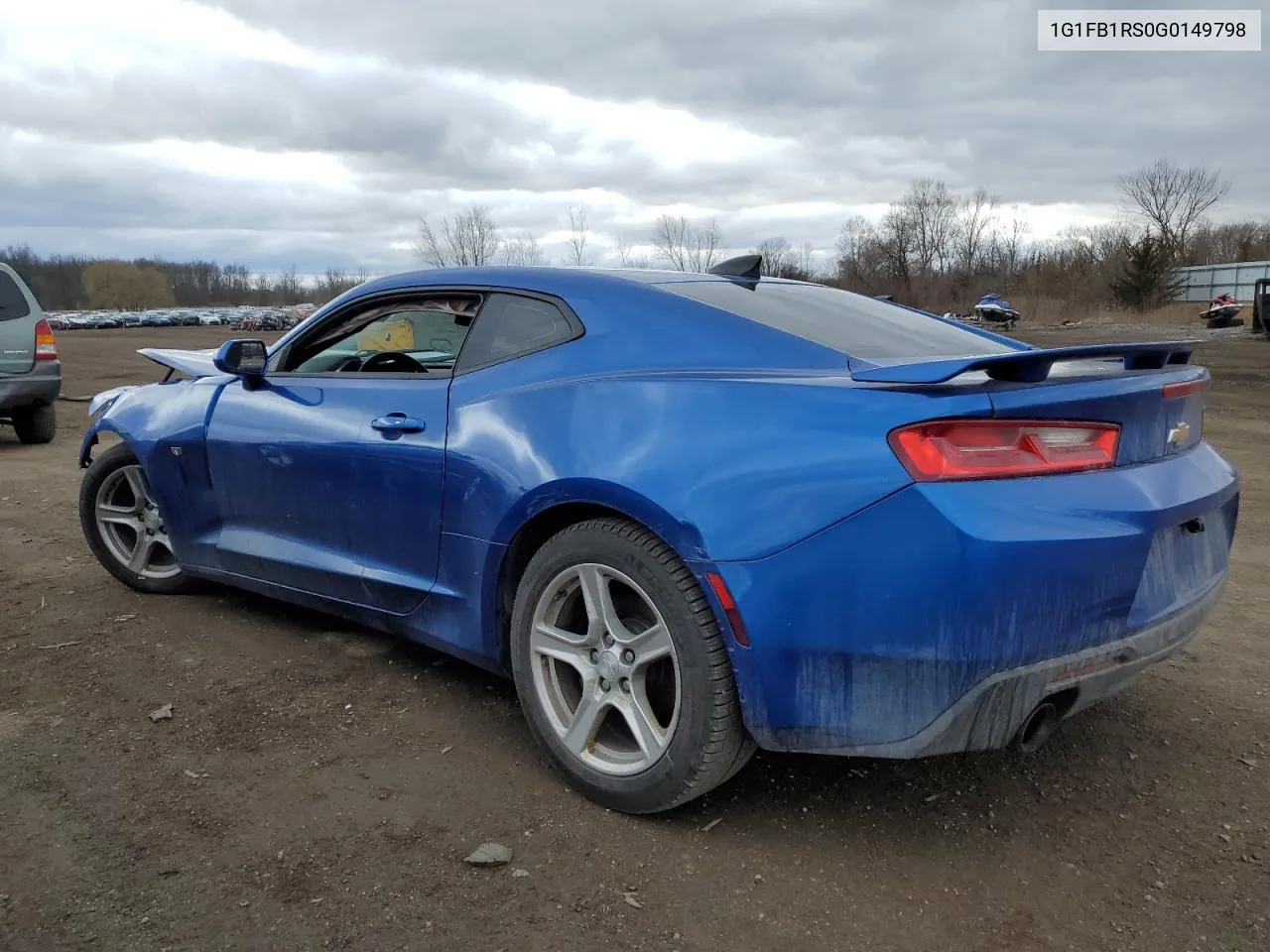 2016 Chevrolet Camaro Lt VIN: 1G1FB1RS0G0149798 Lot: 43187164