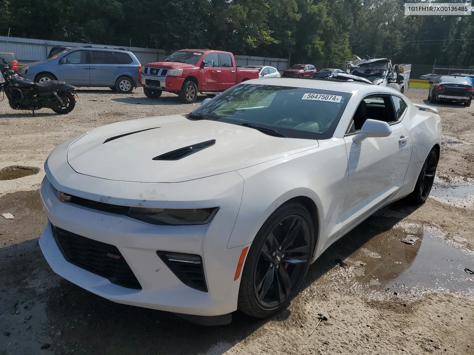 2016 Chevrolet Camaro Ss VIN: 1G1FH1R7XG0136485 Lot: 56475074