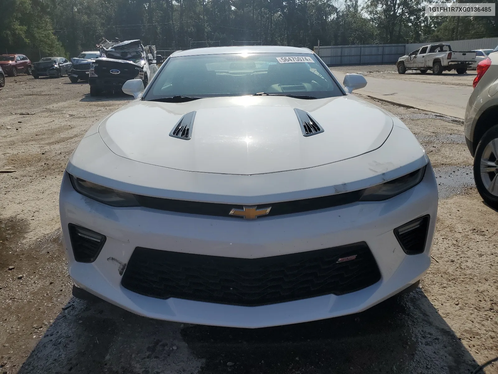 2016 Chevrolet Camaro Ss VIN: 1G1FH1R7XG0136485 Lot: 56475074