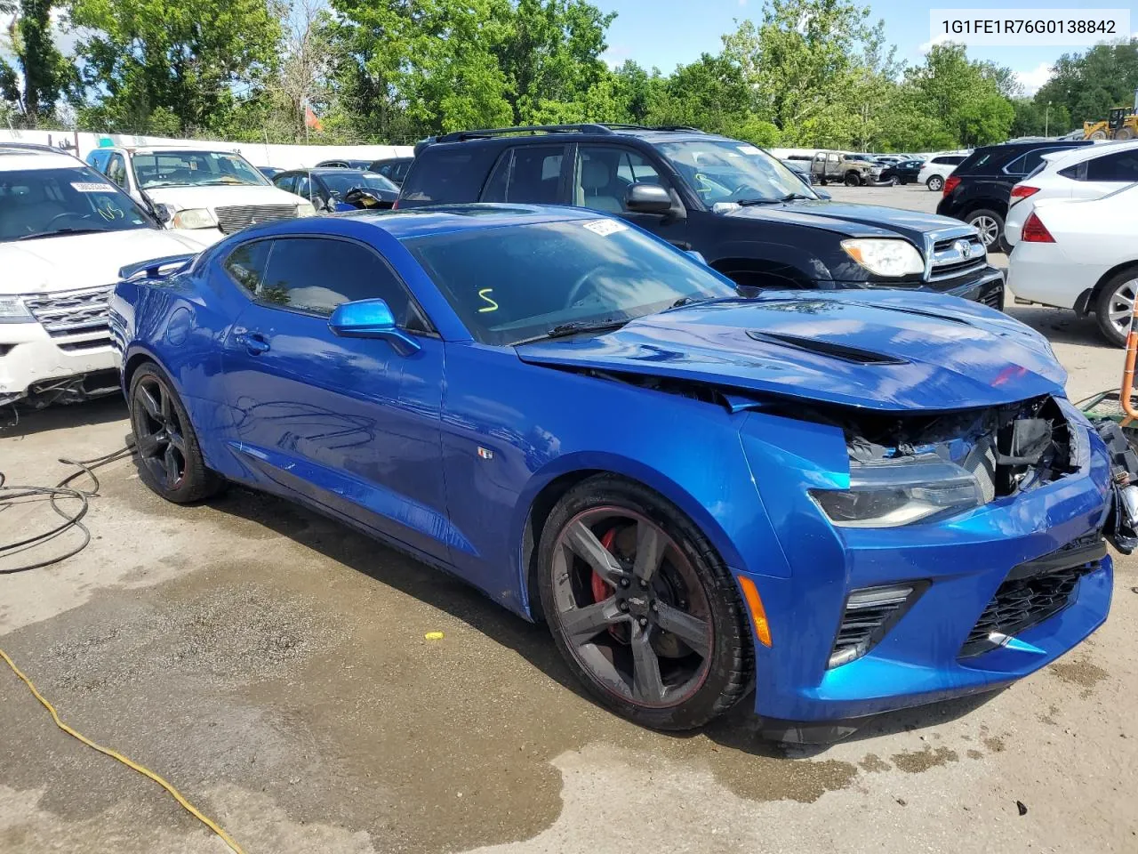 2016 Chevrolet Camaro Ss VIN: 1G1FE1R76G0138842 Lot: 57677794