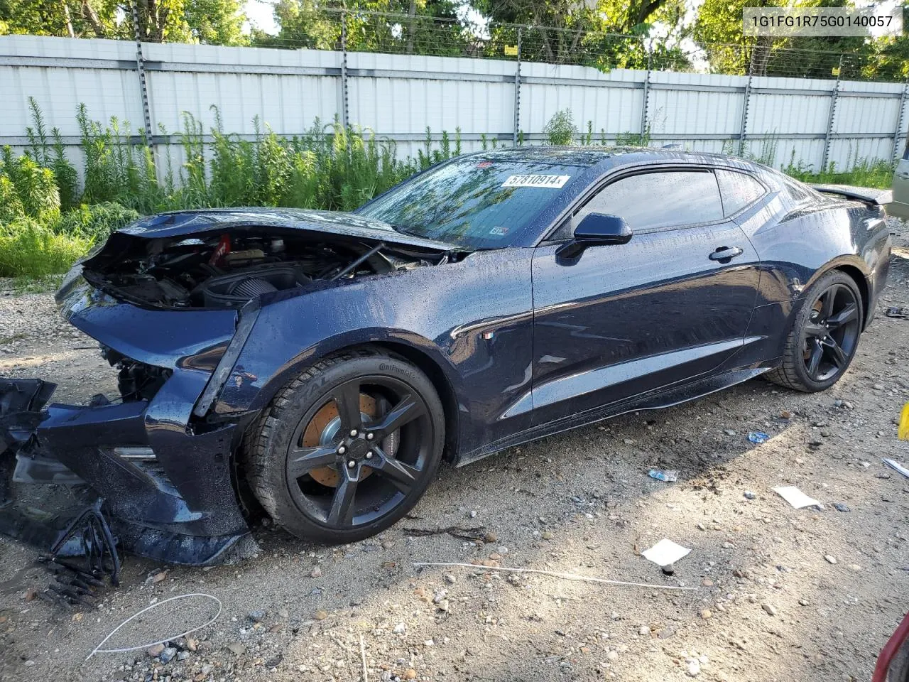 2016 Chevrolet Camaro Ss VIN: 1G1FG1R75G0140057 Lot: 57810914