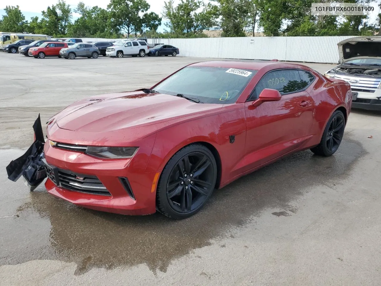 2016 Chevrolet Camaro Lt VIN: 1G1FB1RX6G0181909 Lot: 59225964