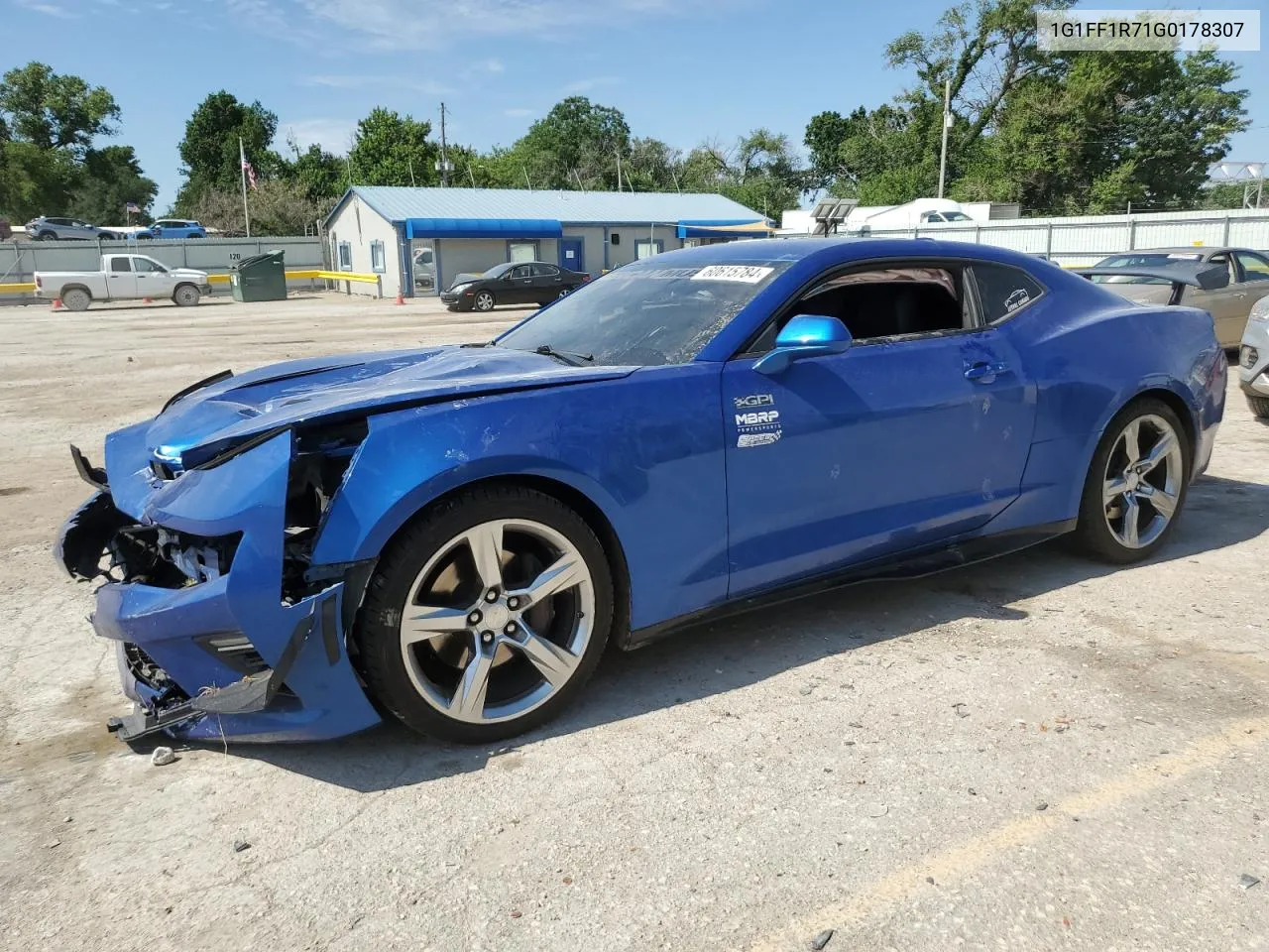 2016 Chevrolet Camaro Ss VIN: 1G1FF1R71G0178307 Lot: 60615784