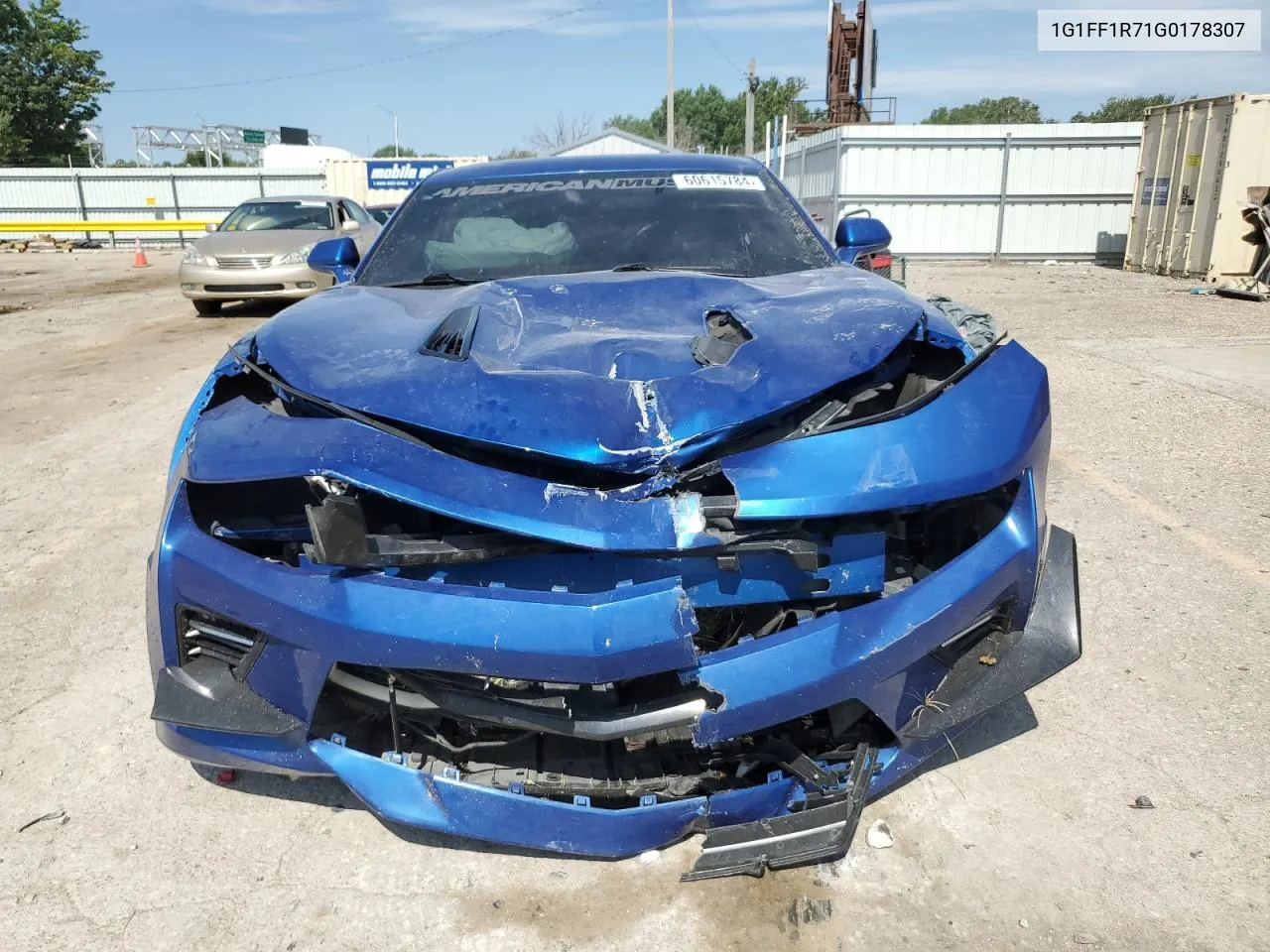 2016 Chevrolet Camaro Ss VIN: 1G1FF1R71G0178307 Lot: 60615784