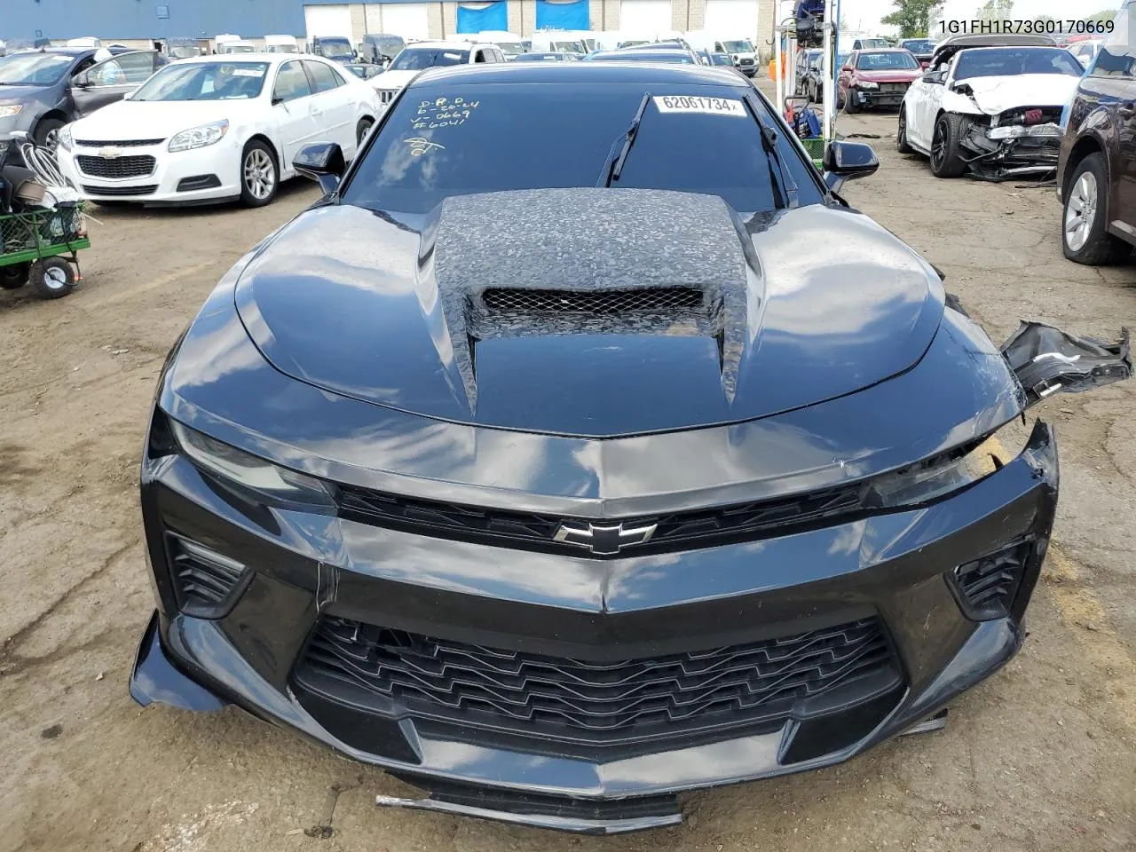 2016 Chevrolet Camaro Ss VIN: 1G1FH1R73G0170669 Lot: 62061734