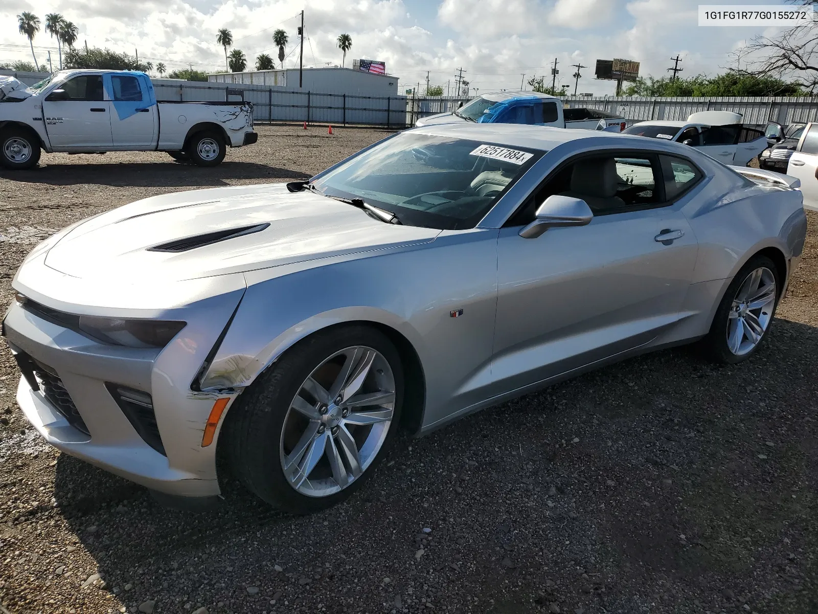 2016 Chevrolet Camaro Ss VIN: 1G1FG1R77G0155272 Lot: 62517884