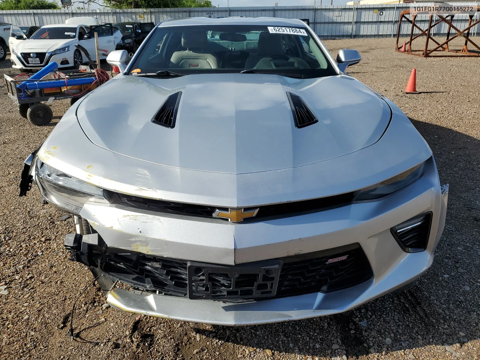 2016 Chevrolet Camaro Ss VIN: 1G1FG1R77G0155272 Lot: 62517884