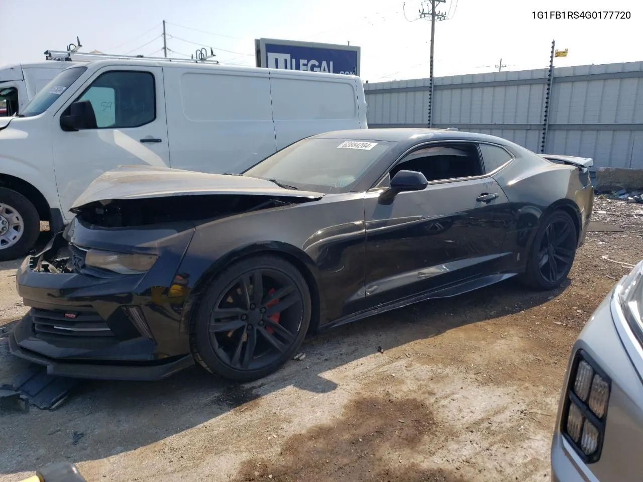 2016 Chevrolet Camaro Lt VIN: 1G1FB1RS4G0177720 Lot: 62884204