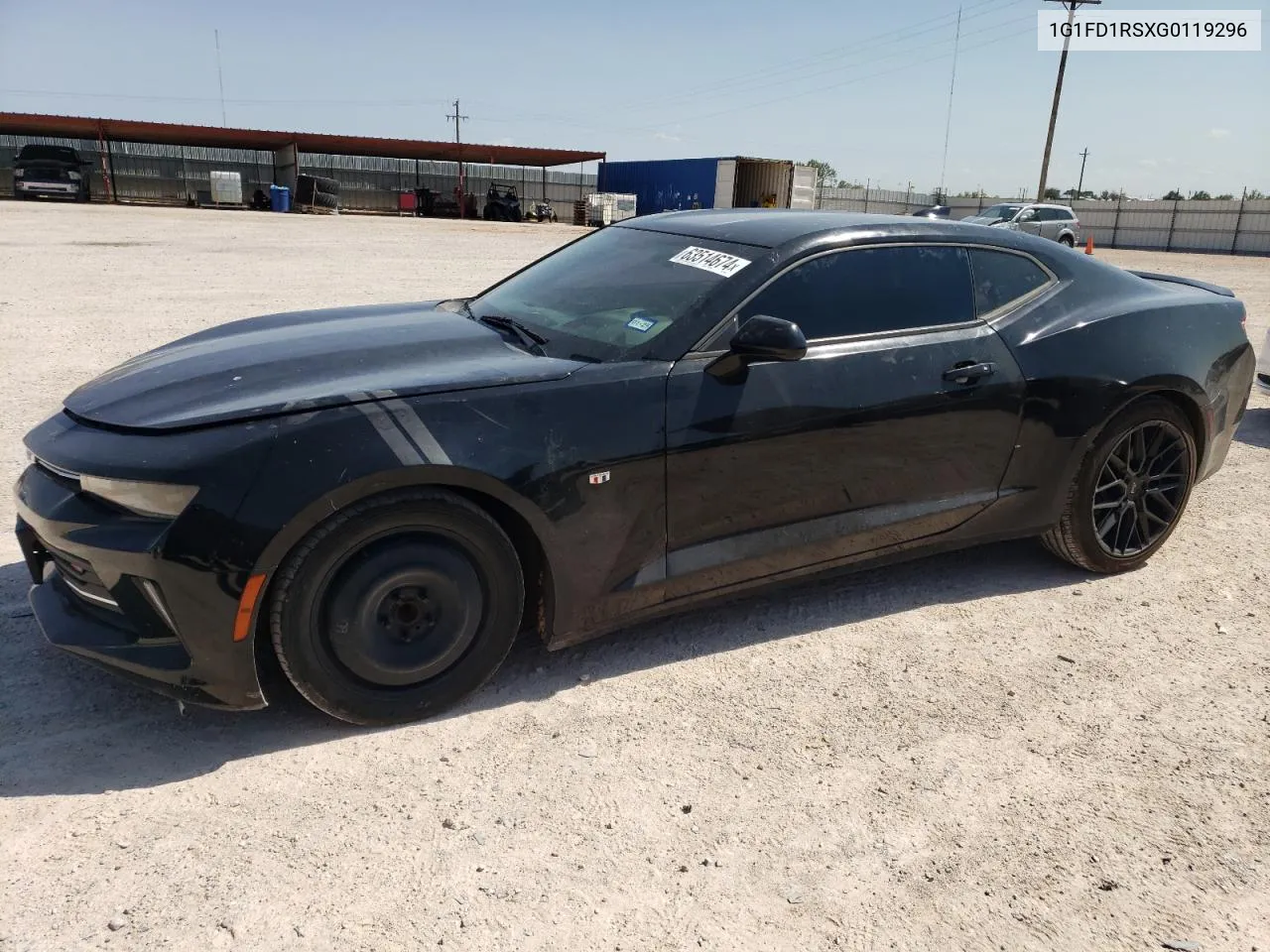 2016 Chevrolet Camaro Lt VIN: 1G1FD1RSXG0119296 Lot: 63514674