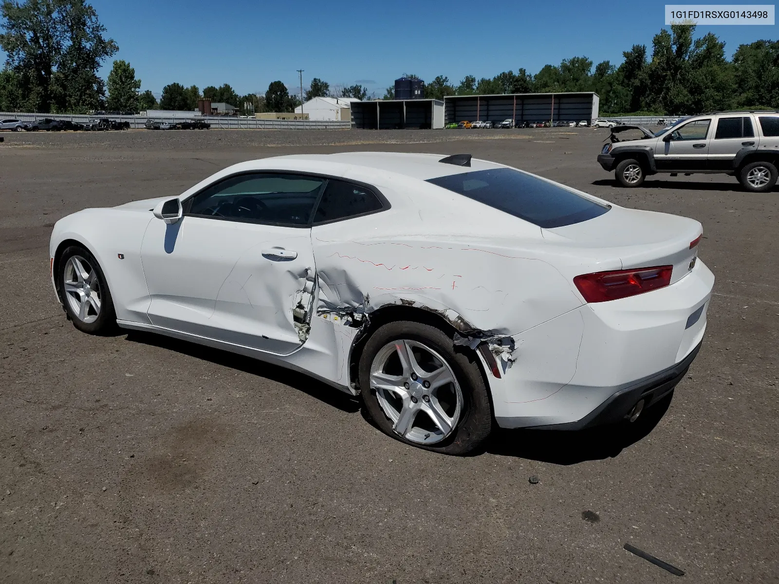 2016 Chevrolet Camaro Lt VIN: 1G1FD1RSXG0143498 Lot: 64636084