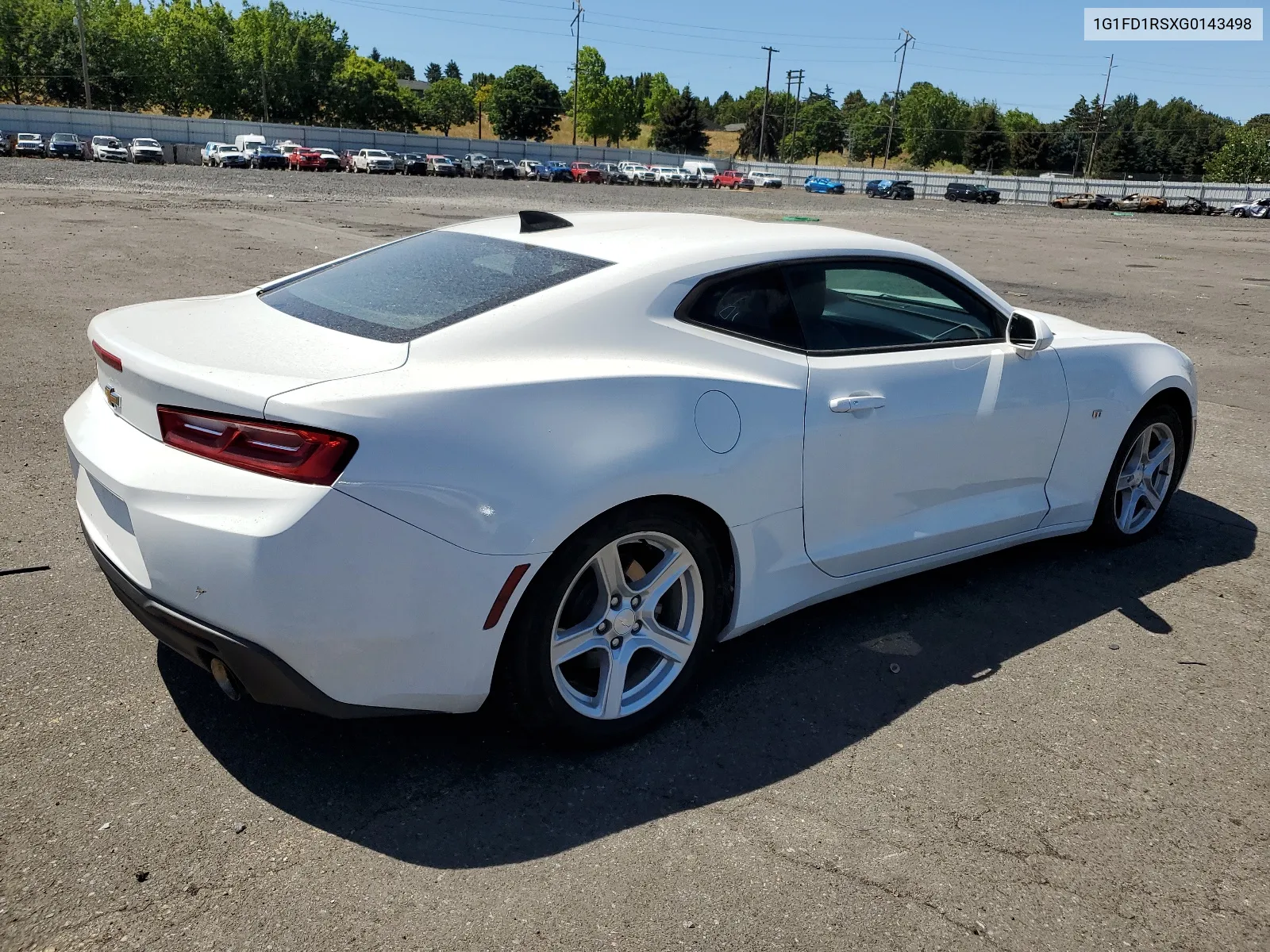 2016 Chevrolet Camaro Lt VIN: 1G1FD1RSXG0143498 Lot: 64636084