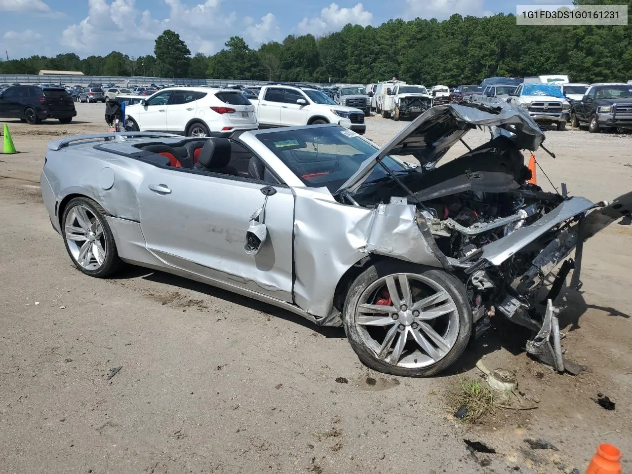 2016 Chevrolet Camaro Lt VIN: 1G1FD3DS1G0161231 Lot: 65460884