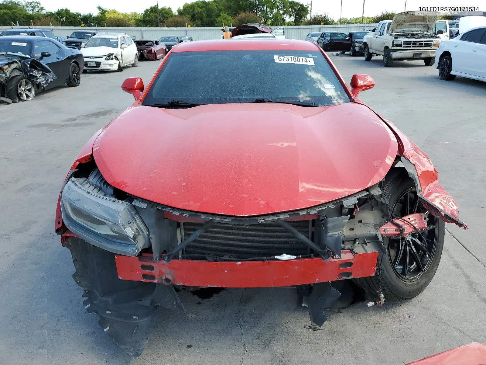 2016 Chevrolet Camaro Lt VIN: 1G1FD1RS7G0171534 Lot: 67370074