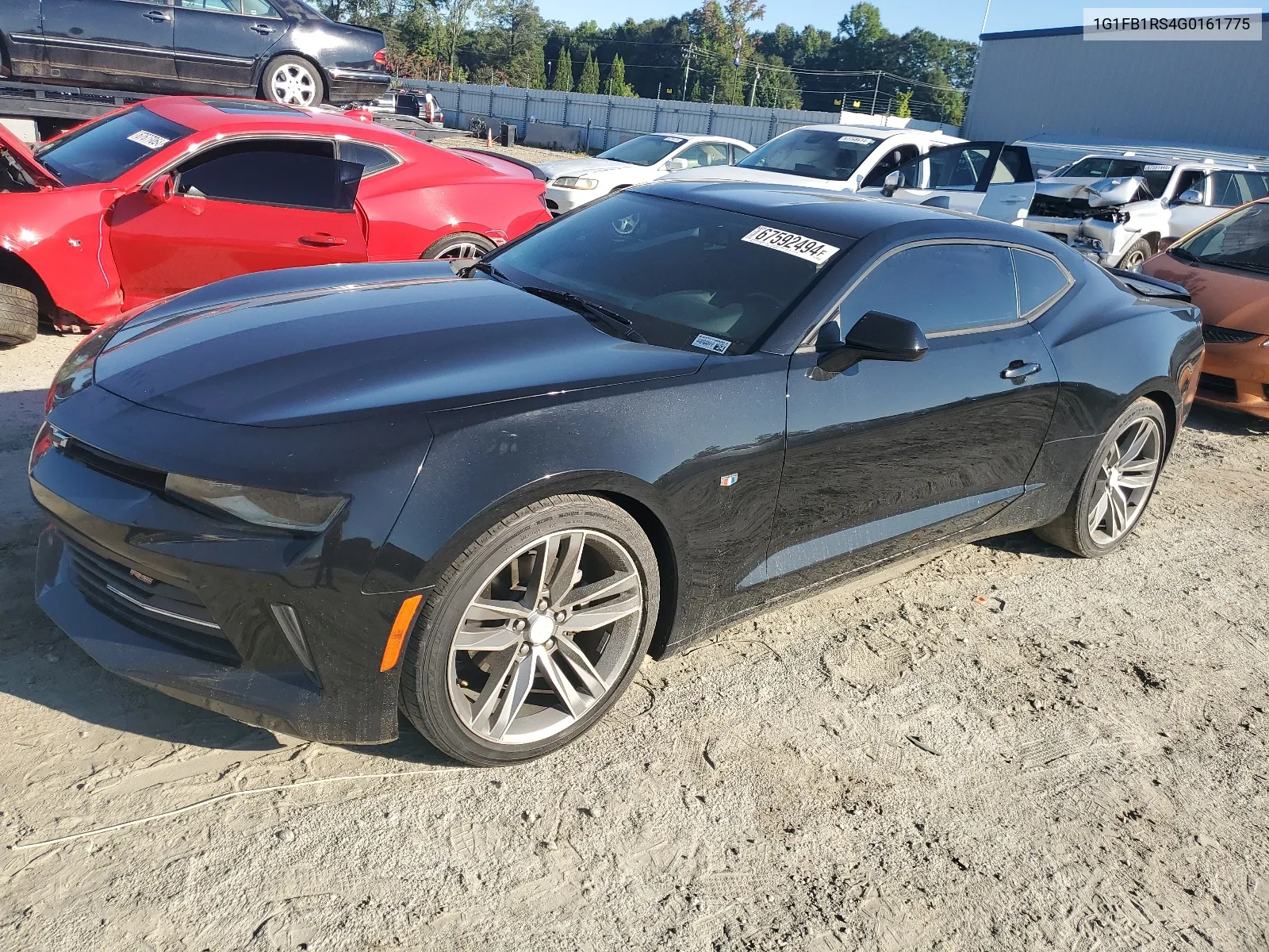 2016 Chevrolet Camaro Lt VIN: 1G1FB1RS4G0161775 Lot: 67592494