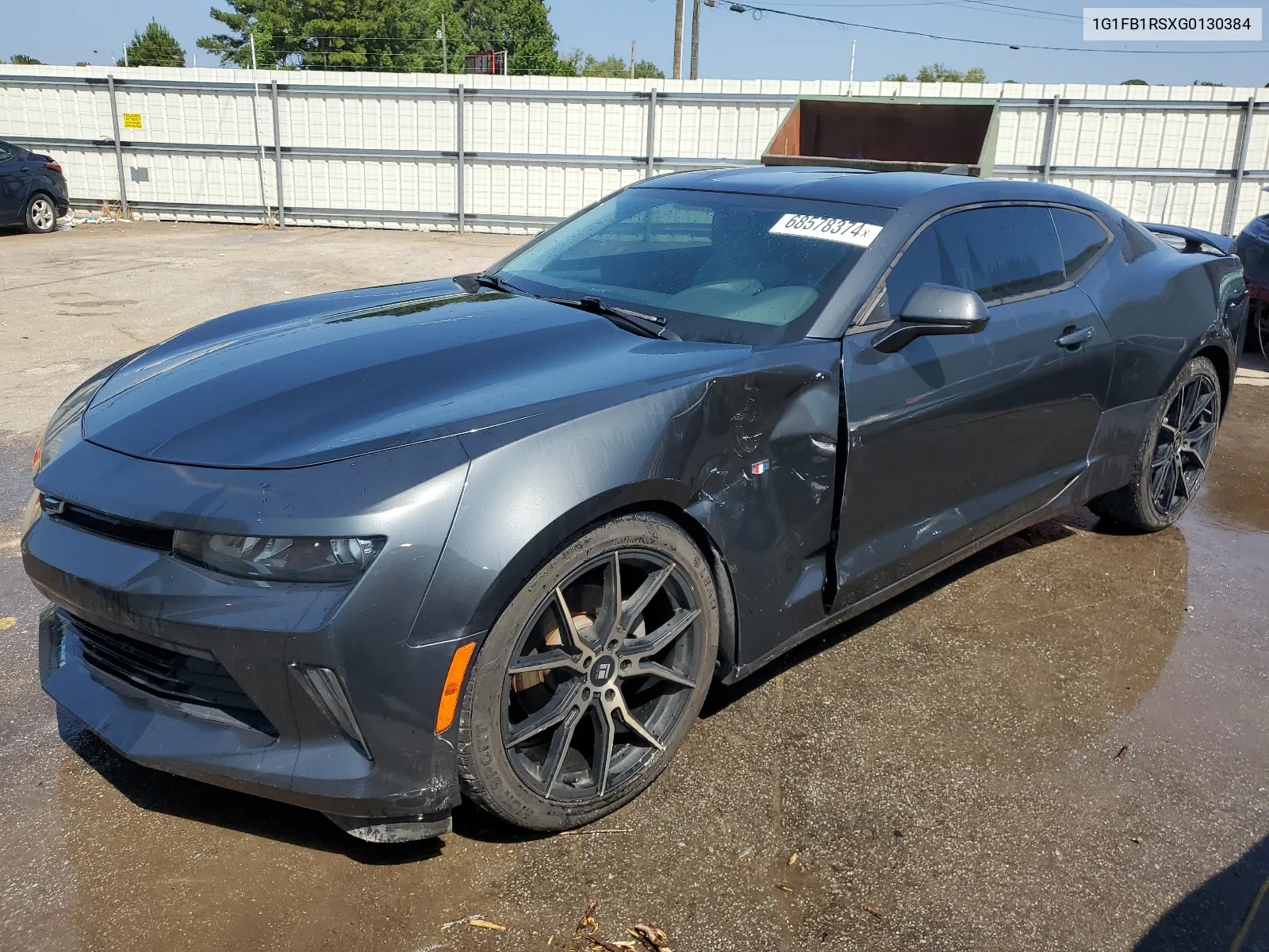 2016 Chevrolet Camaro Lt VIN: 1G1FB1RSXG0130384 Lot: 68578374