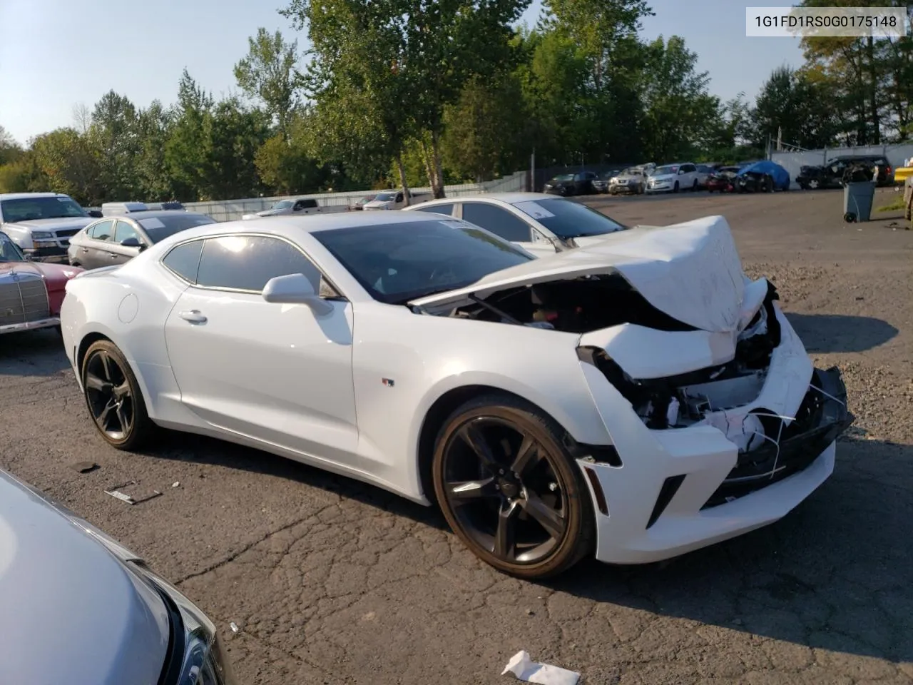 2016 Chevrolet Camaro Lt VIN: 1G1FD1RS0G0175148 Lot: 70292784