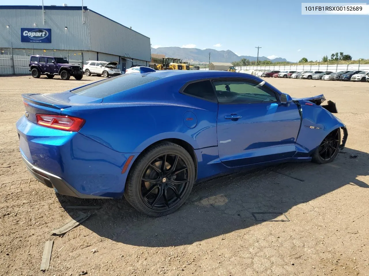 2016 Chevrolet Camaro Lt VIN: 1G1FB1RSXG0152689 Lot: 70578994