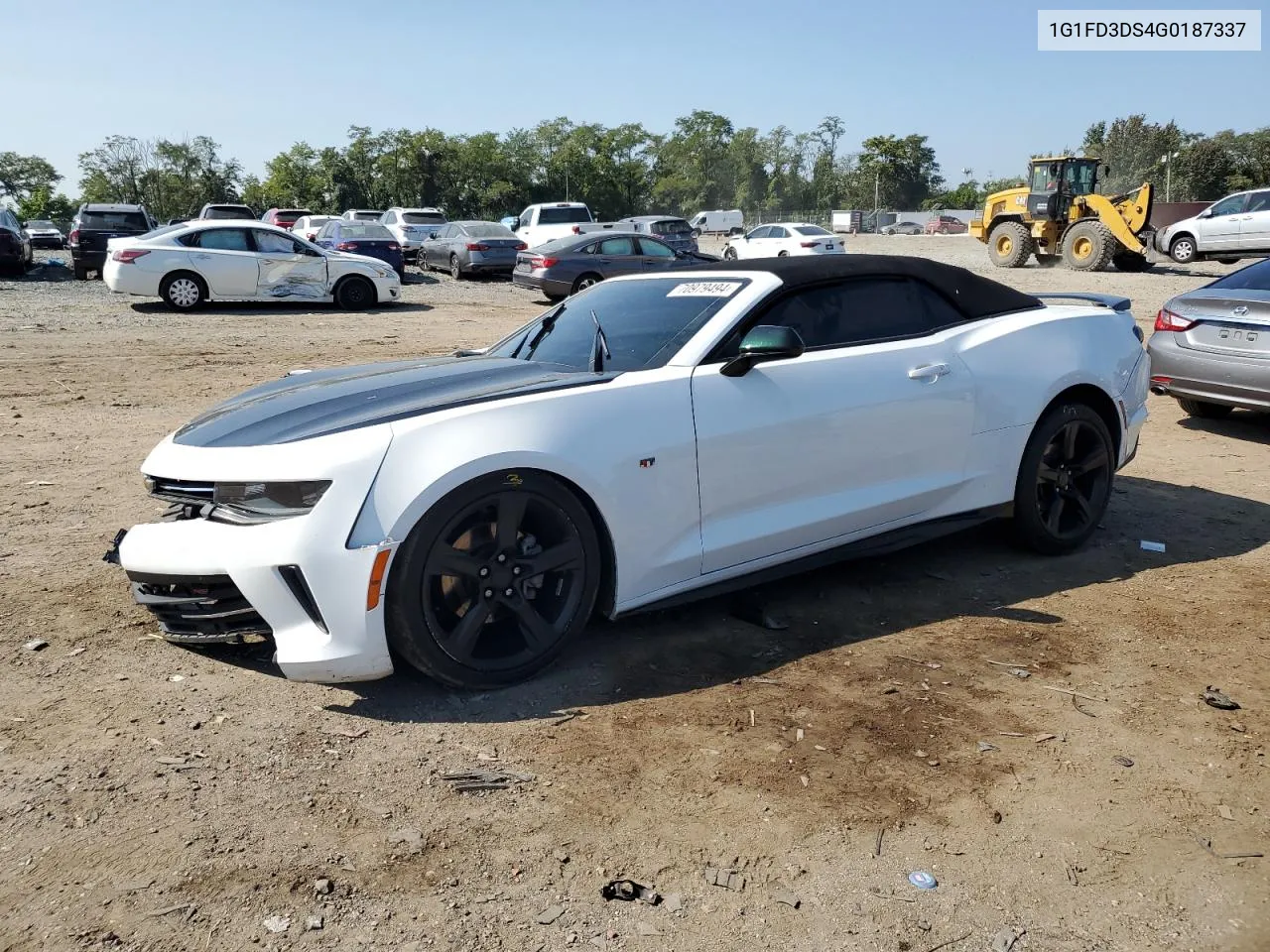 2016 Chevrolet Camaro Lt VIN: 1G1FD3DS4G0187337 Lot: 70979494