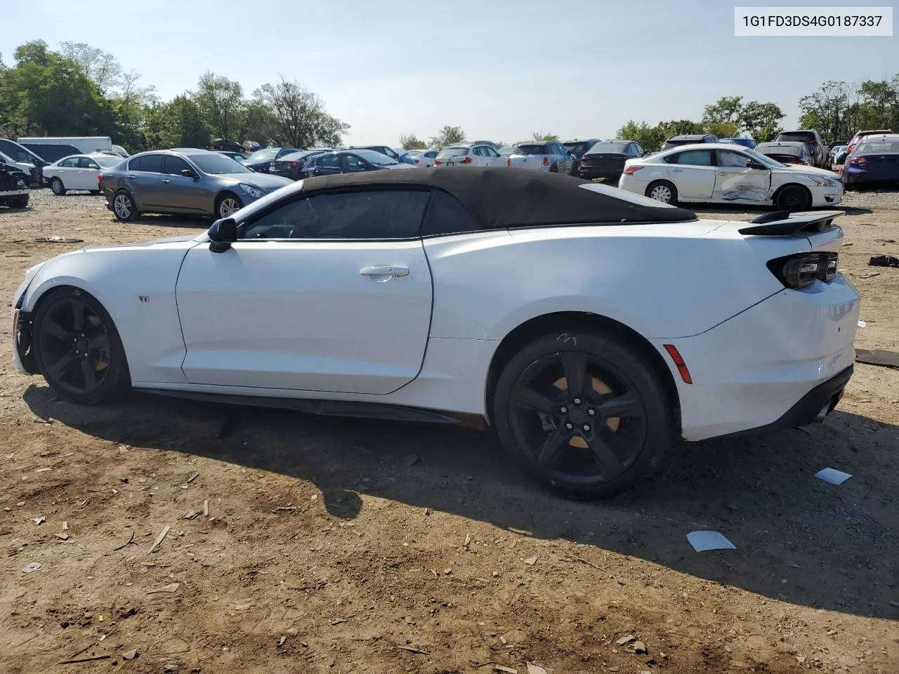 2016 Chevrolet Camaro Lt VIN: 1G1FD3DS4G0187337 Lot: 70979494