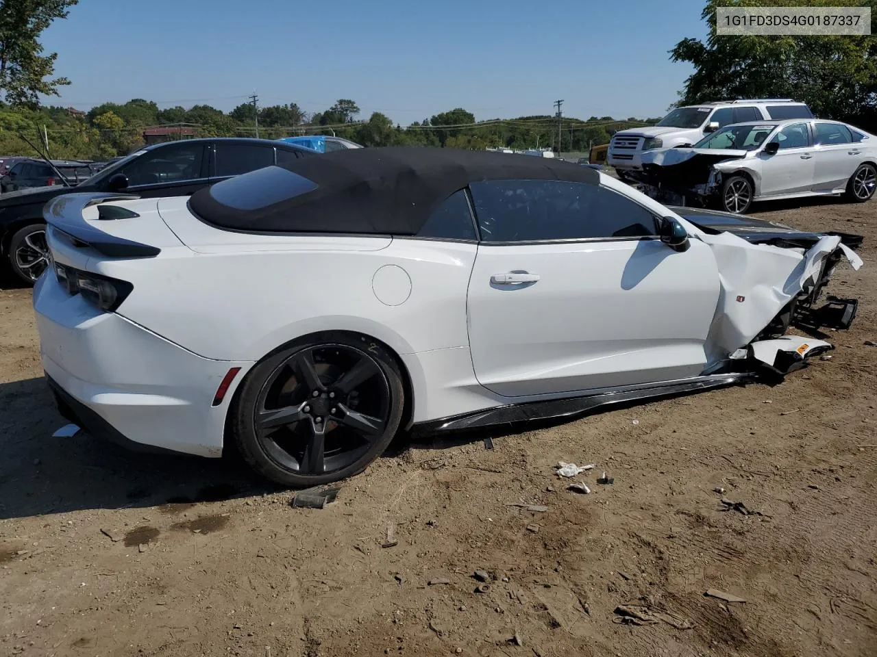 2016 Chevrolet Camaro Lt VIN: 1G1FD3DS4G0187337 Lot: 70979494