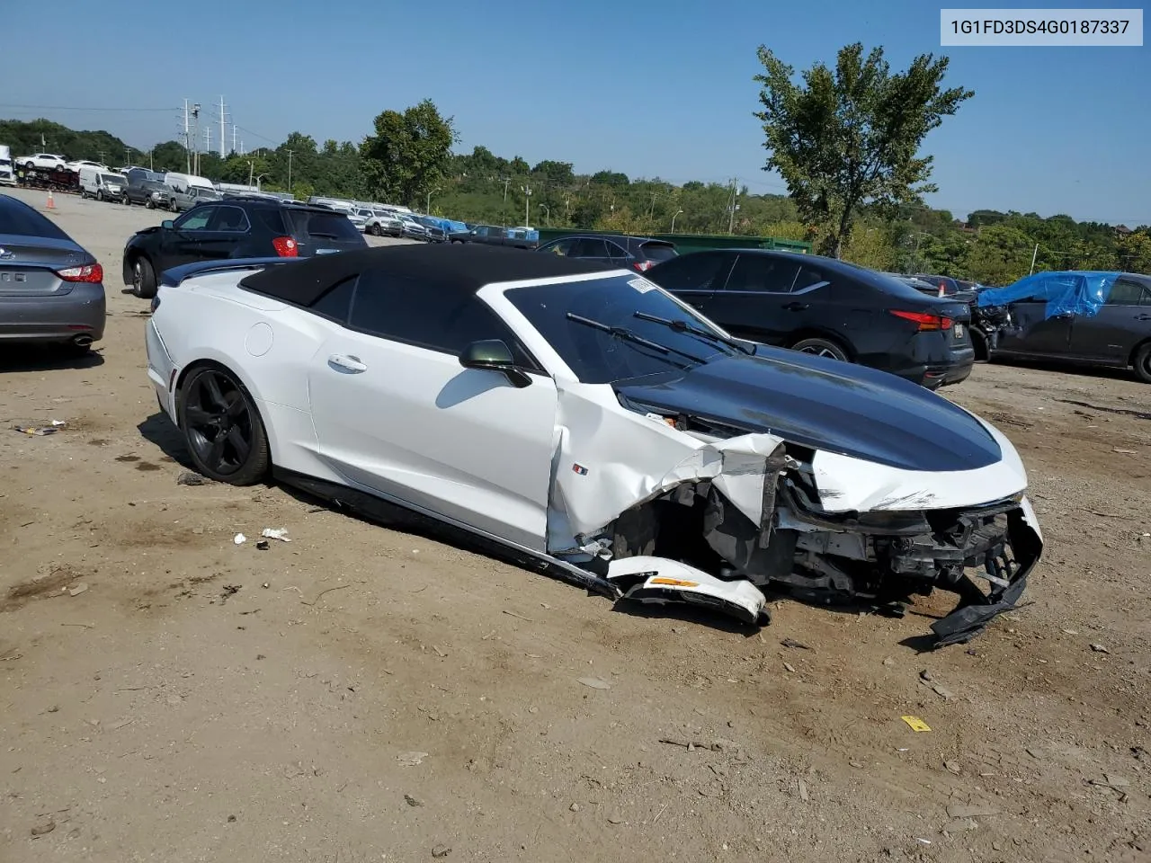 2016 Chevrolet Camaro Lt VIN: 1G1FD3DS4G0187337 Lot: 70979494