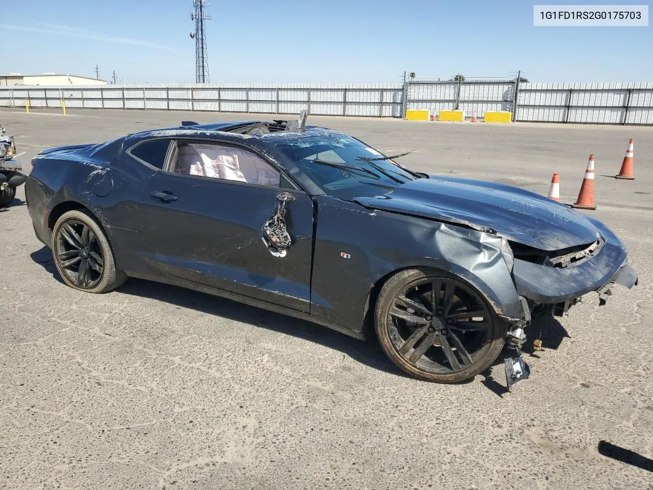 2016 Chevrolet Camaro Lt VIN: 1G1FD1RS2G0175703 Lot: 71057114